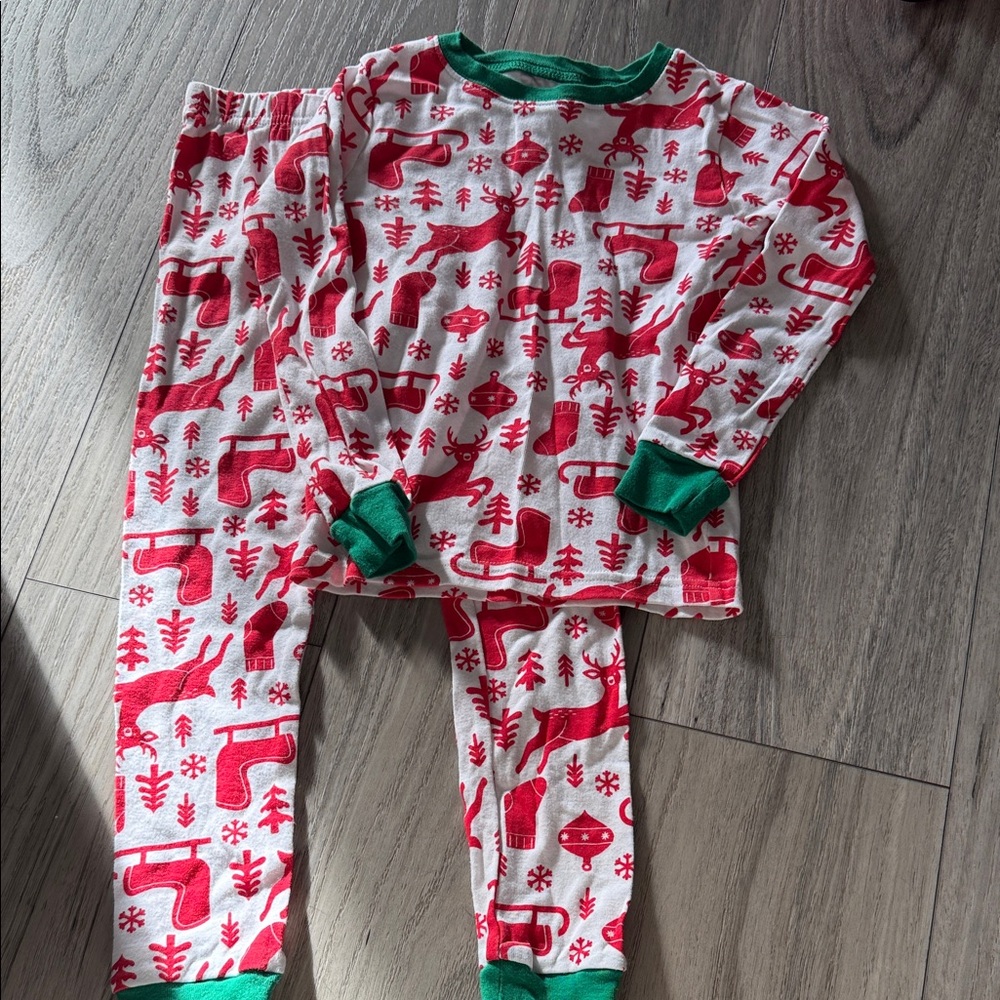 Carter's Red and Green Kids Pajama Set